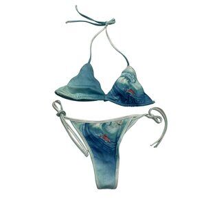 Aguaviva Triangle Bikini Set in Mar